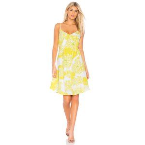 Cupcakes and Cashmere Yellow Print Dayen Dress